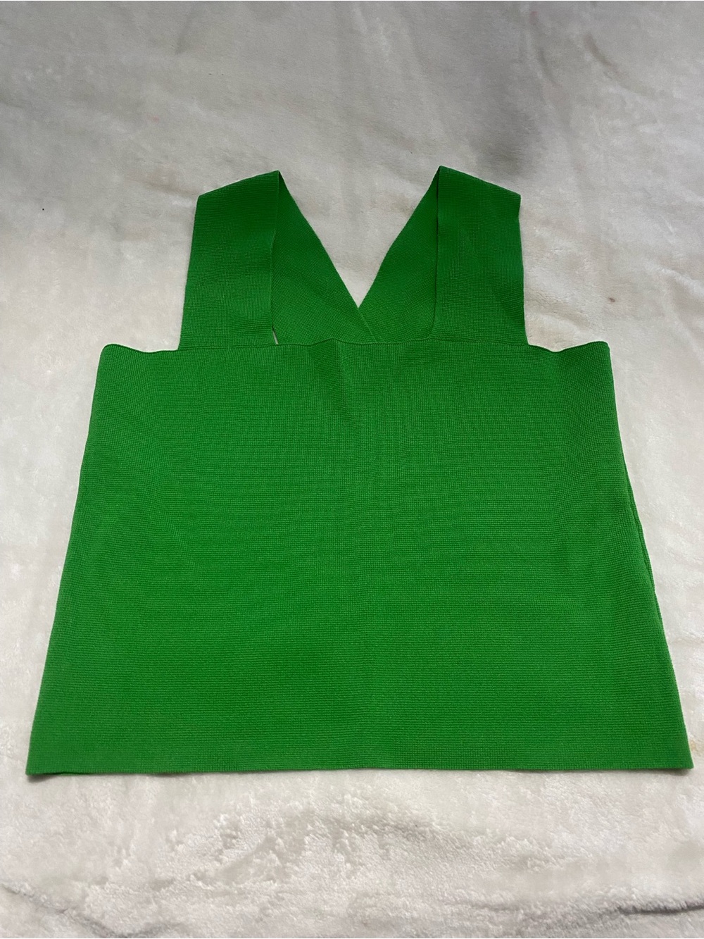 House of Harlow 1960 Bright Green V-Neck Tank Top